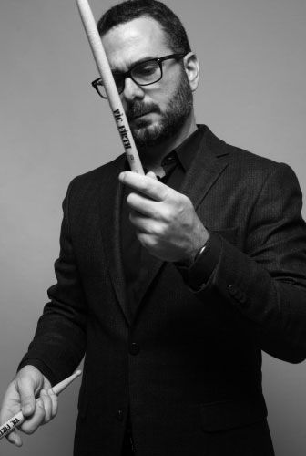 NOIR & JAZZ από το κουαρτέτο του Δημήτρη Καλαντζή - Αλέξανδρος-Δράκος Κτιστάκης (τύμπανα),